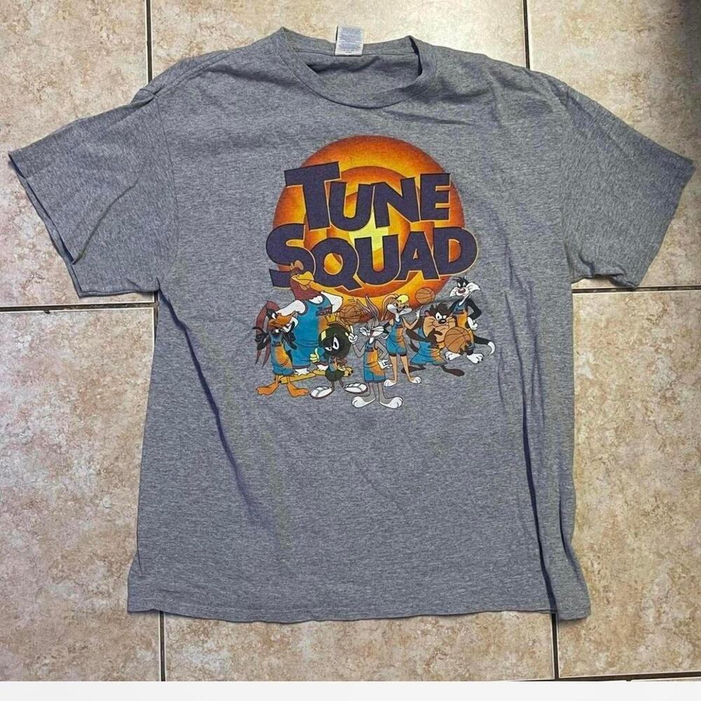 Vintage Tune Squad Space Jam Looney Tunes T Shirt‎ Cartoon Graphic Tee